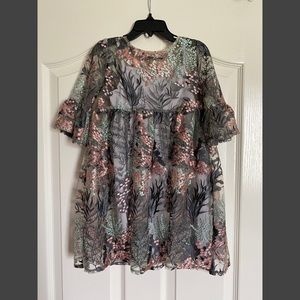 Coral Reef Lace Dress